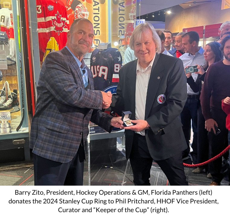 Florida Panthers donate 2024 Stanley Cup ring